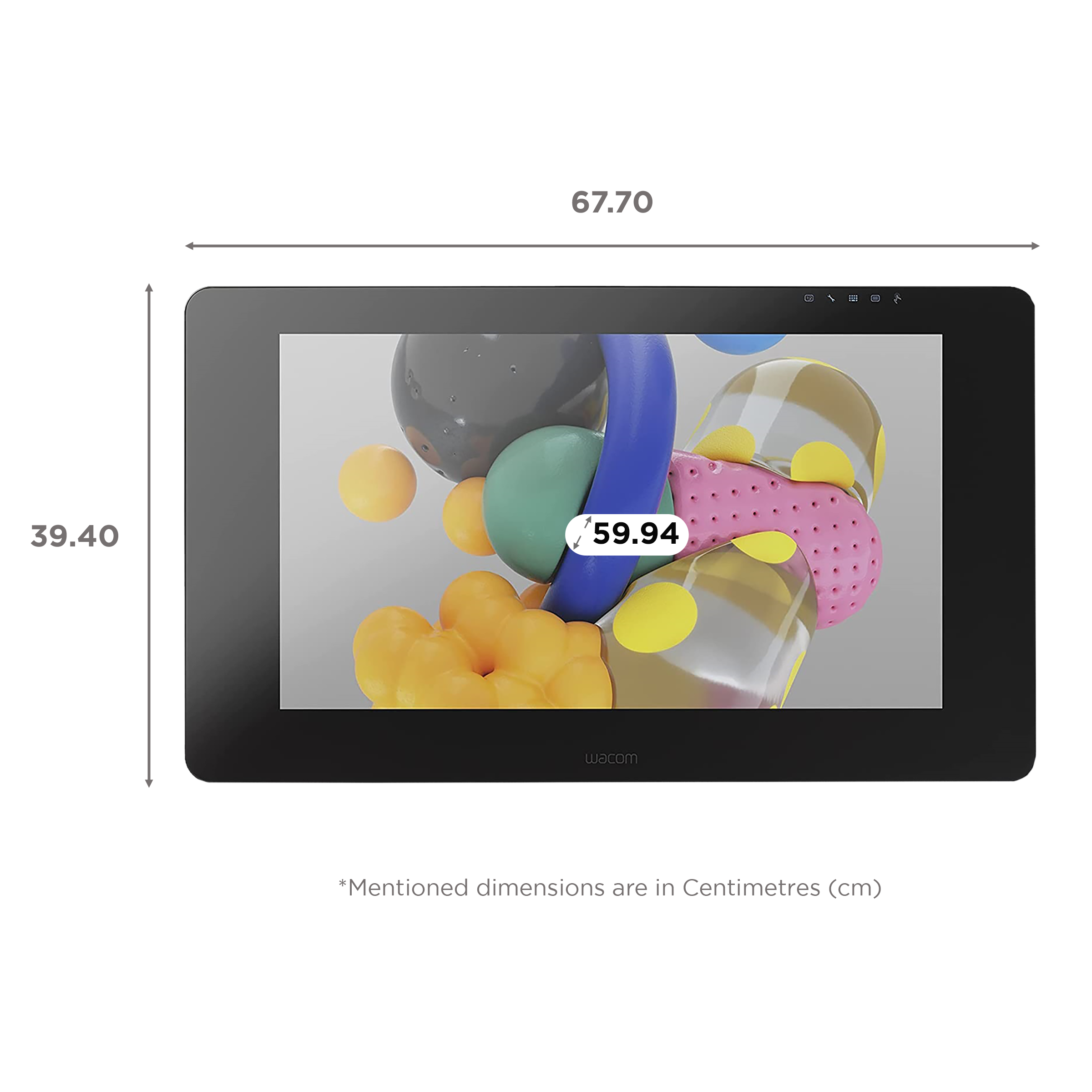 Buy Wacom Cintiq Pro 24 Graphics Tablet (23.6 Inch, Black) Online